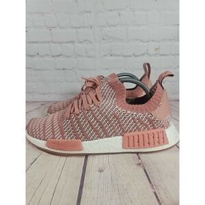 Adidas Boost NMD R1 STLT Primeknit Athletic Running Shoes Women's Size 10